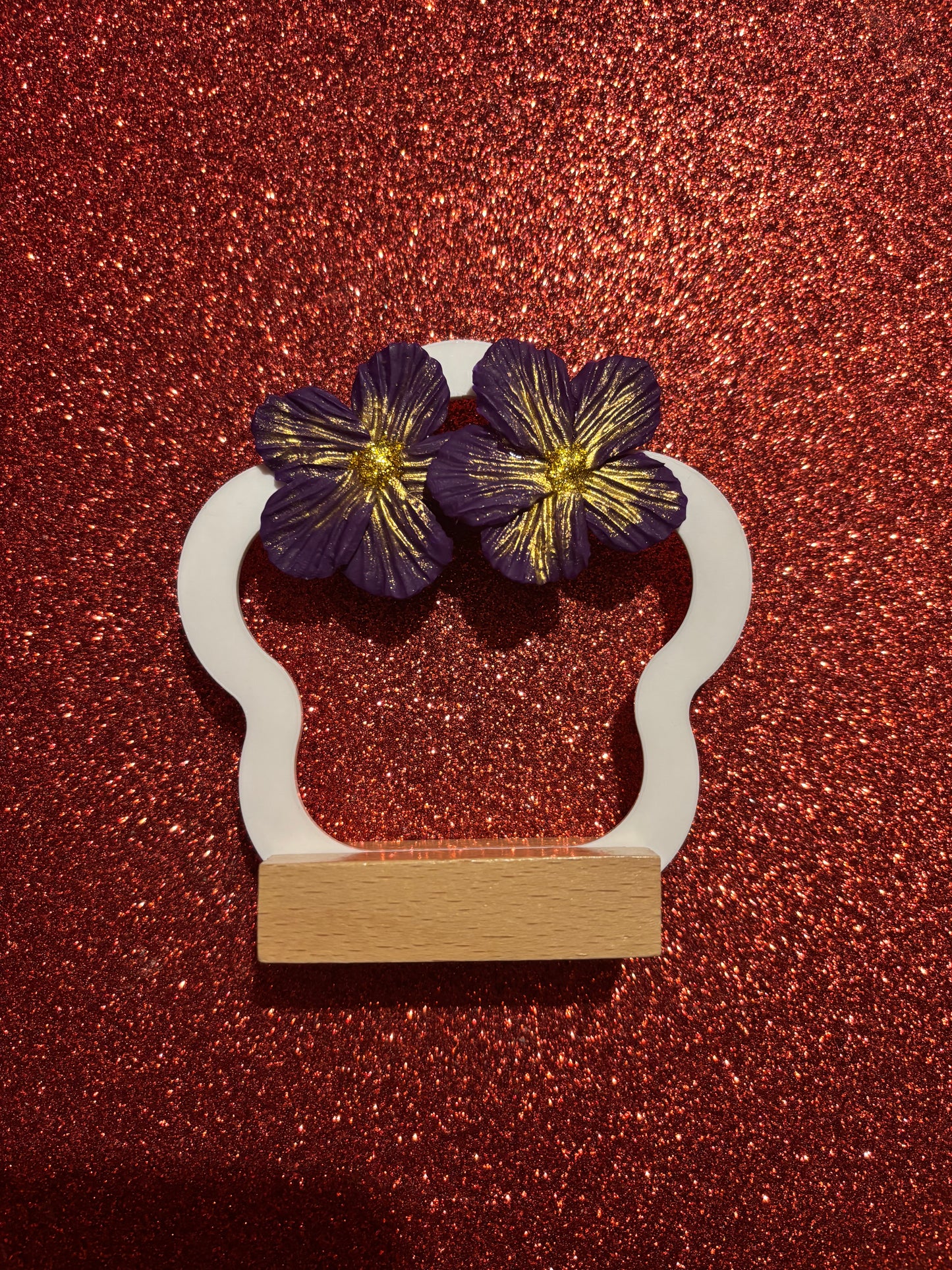 Puces d’oreilles grande fleur