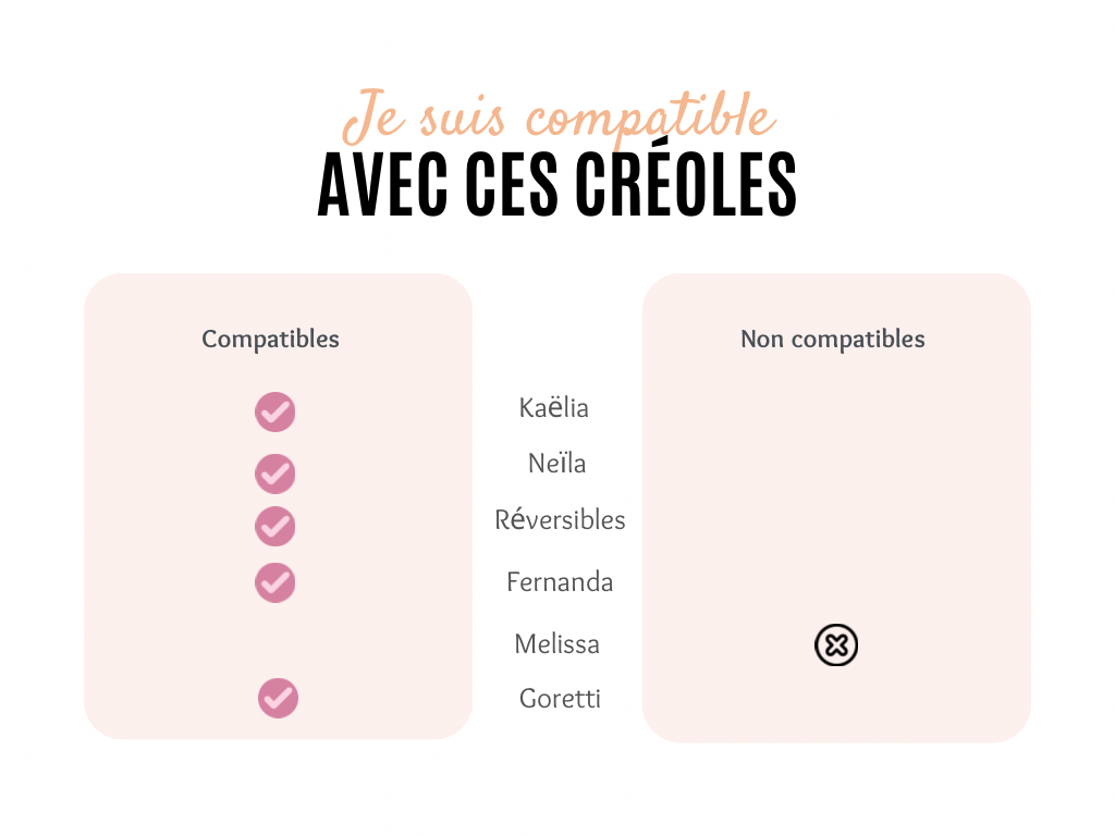 Pampilles réversibles - interchangeables