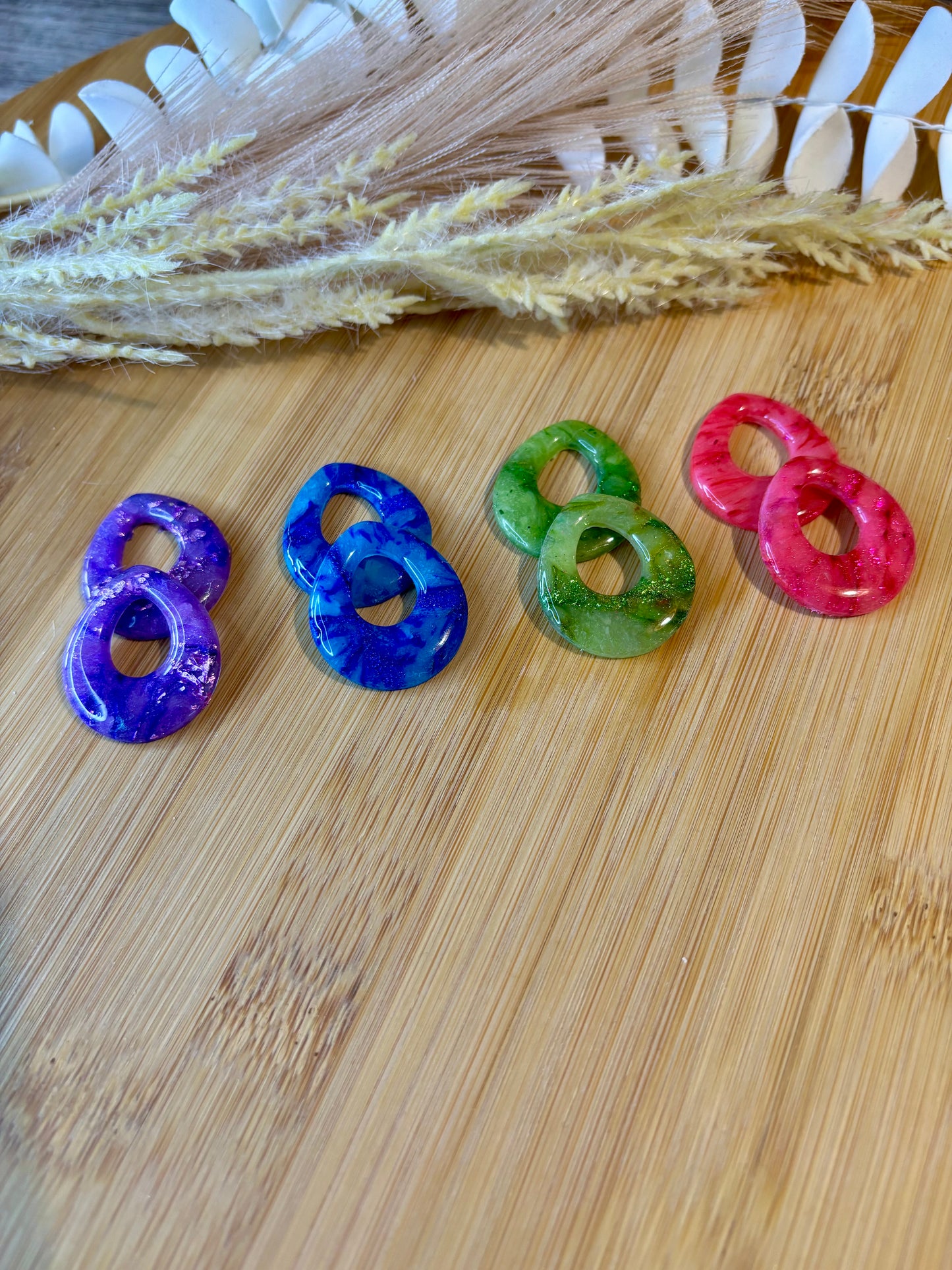 Pampilles Effet Marbré - bijoux interchangeables