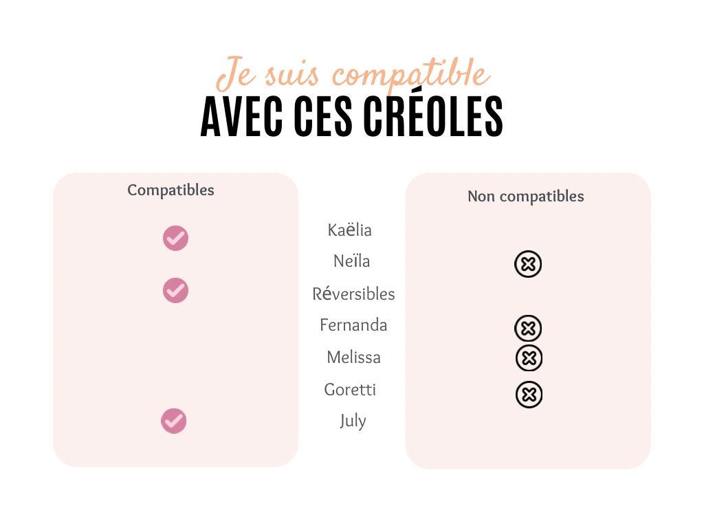 Pampilles colores interchangeables