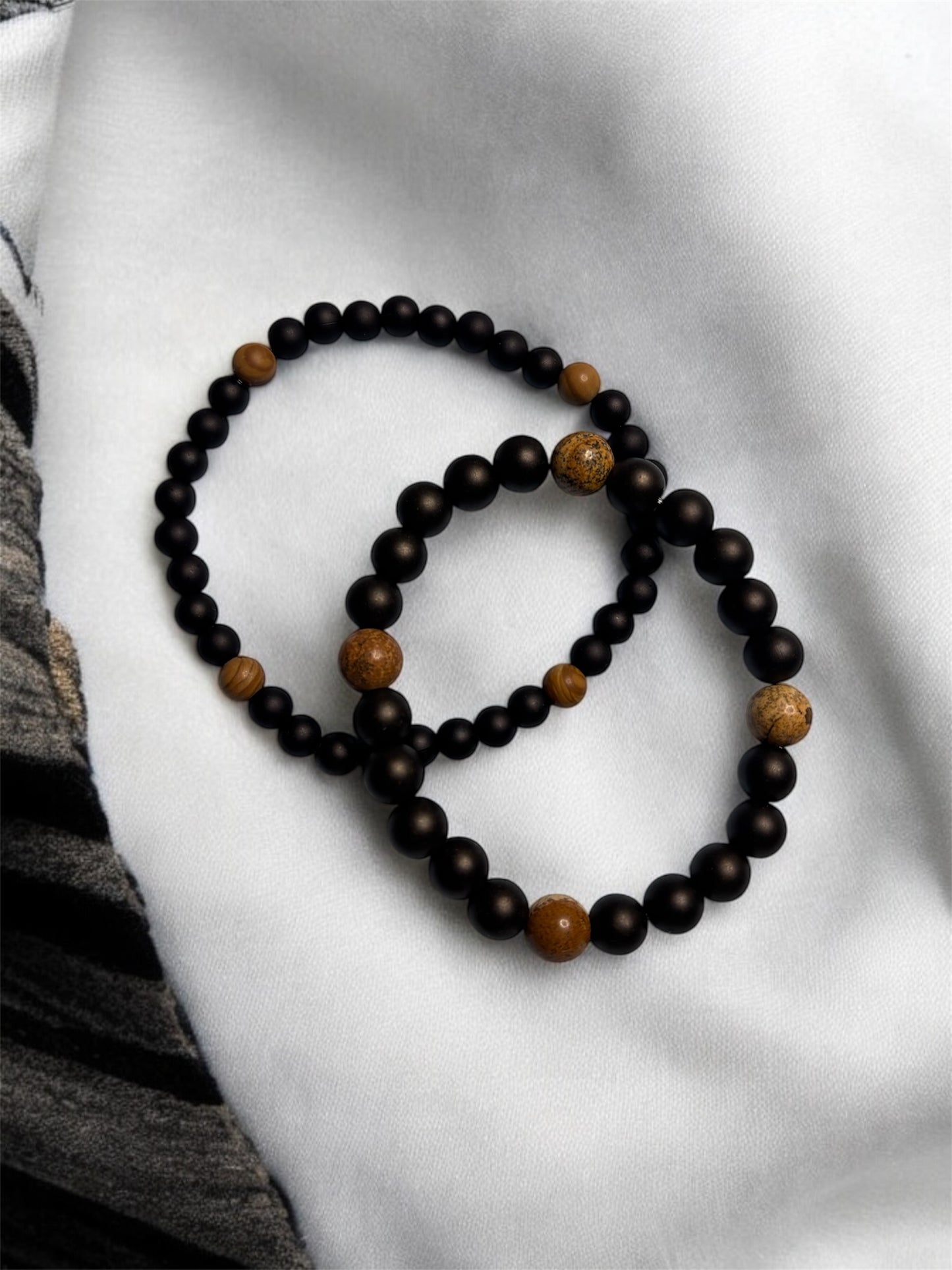 Bracelet Madère noir & marron