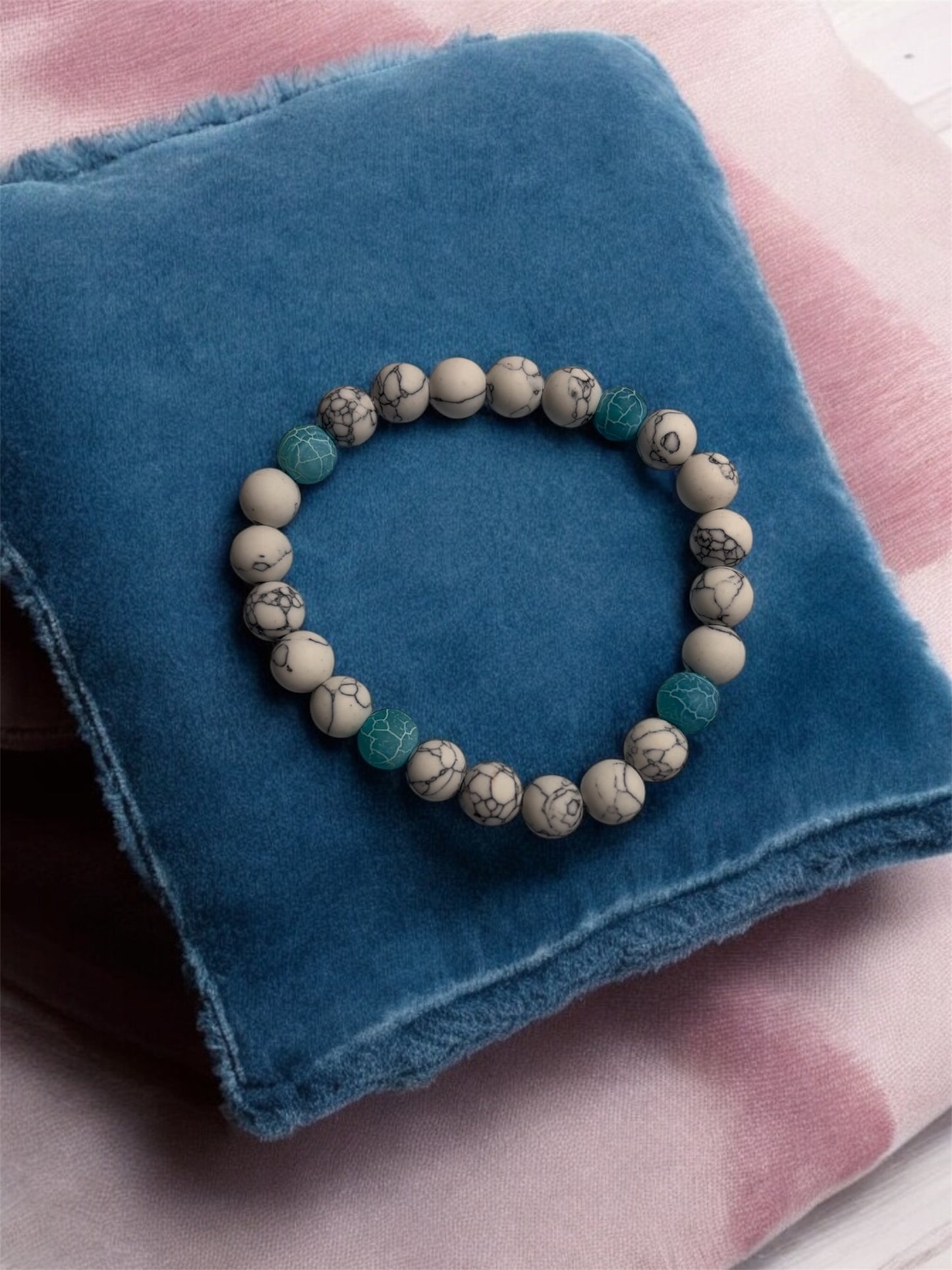 Bracelet bleu & Blanc