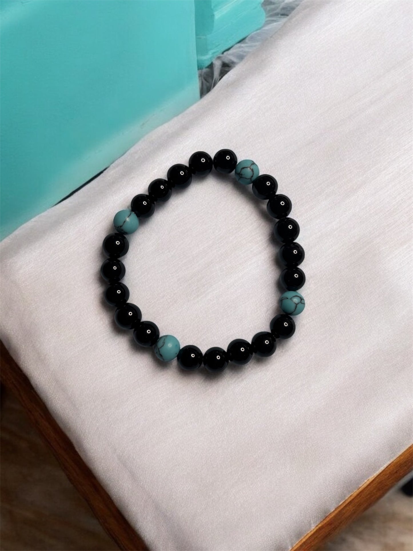 Bracelet noir & bleu