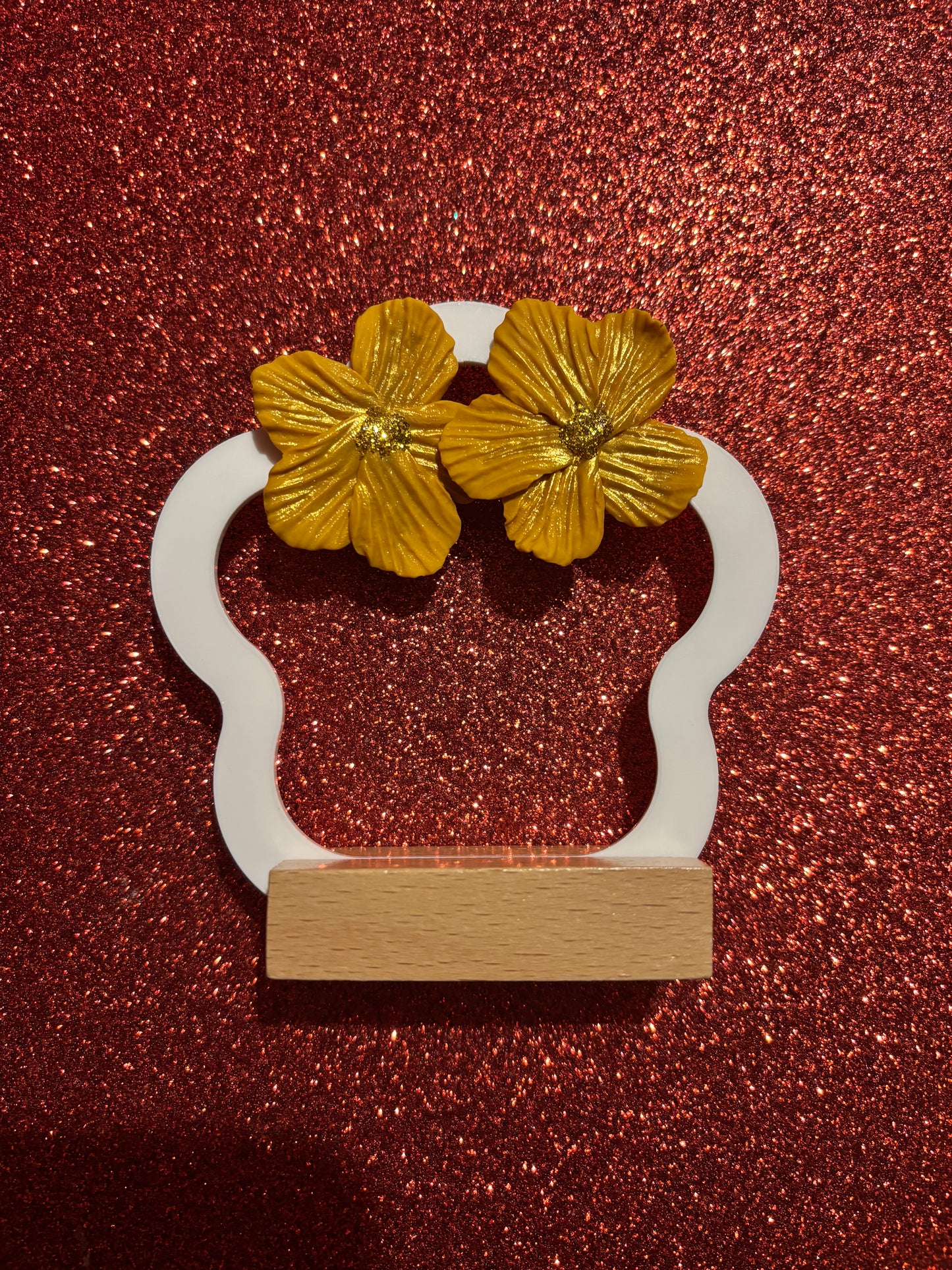 Puces d’oreilles grande fleur