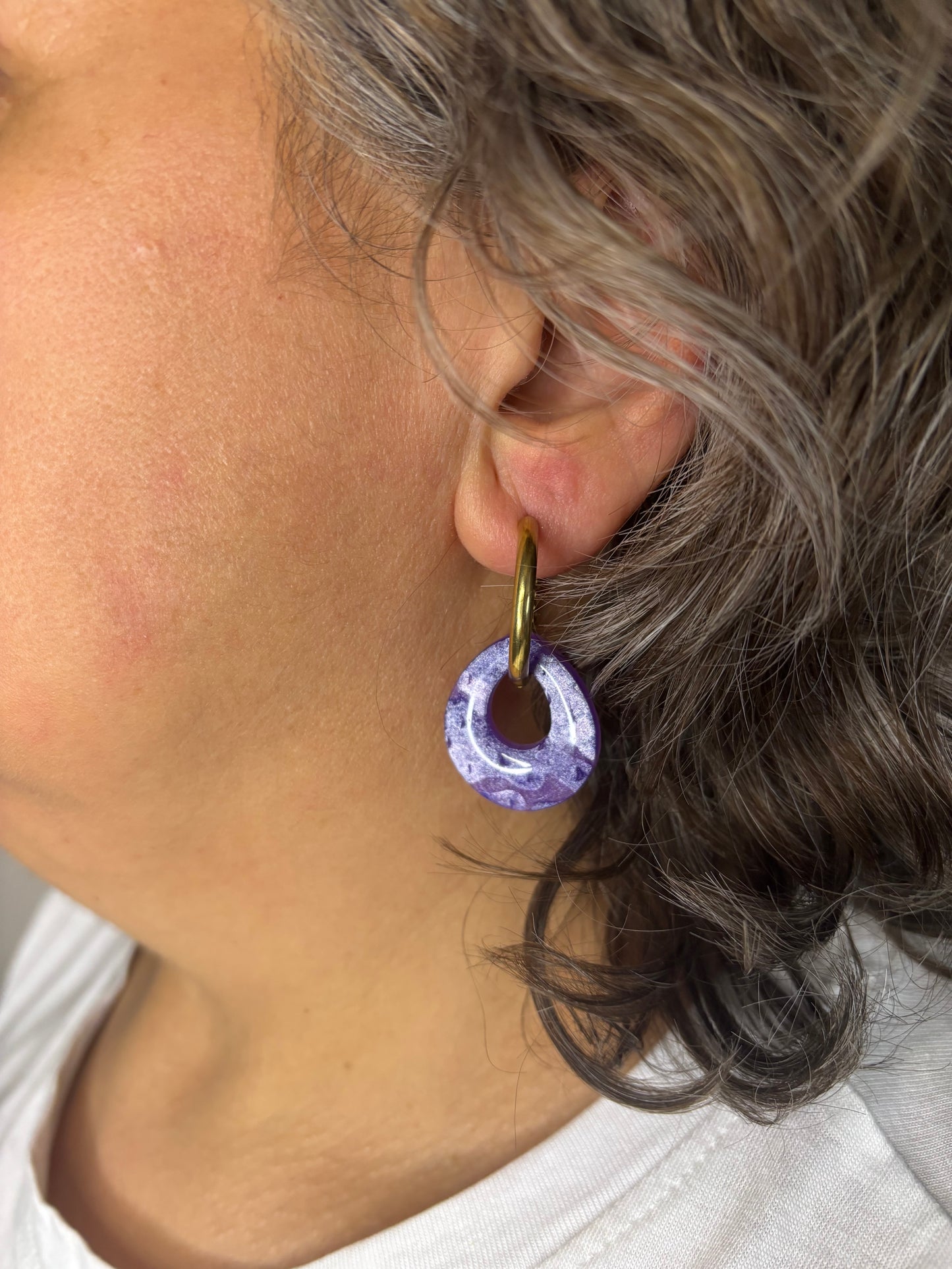 Pampilles effet Tortoise – Bijoux interchangeables