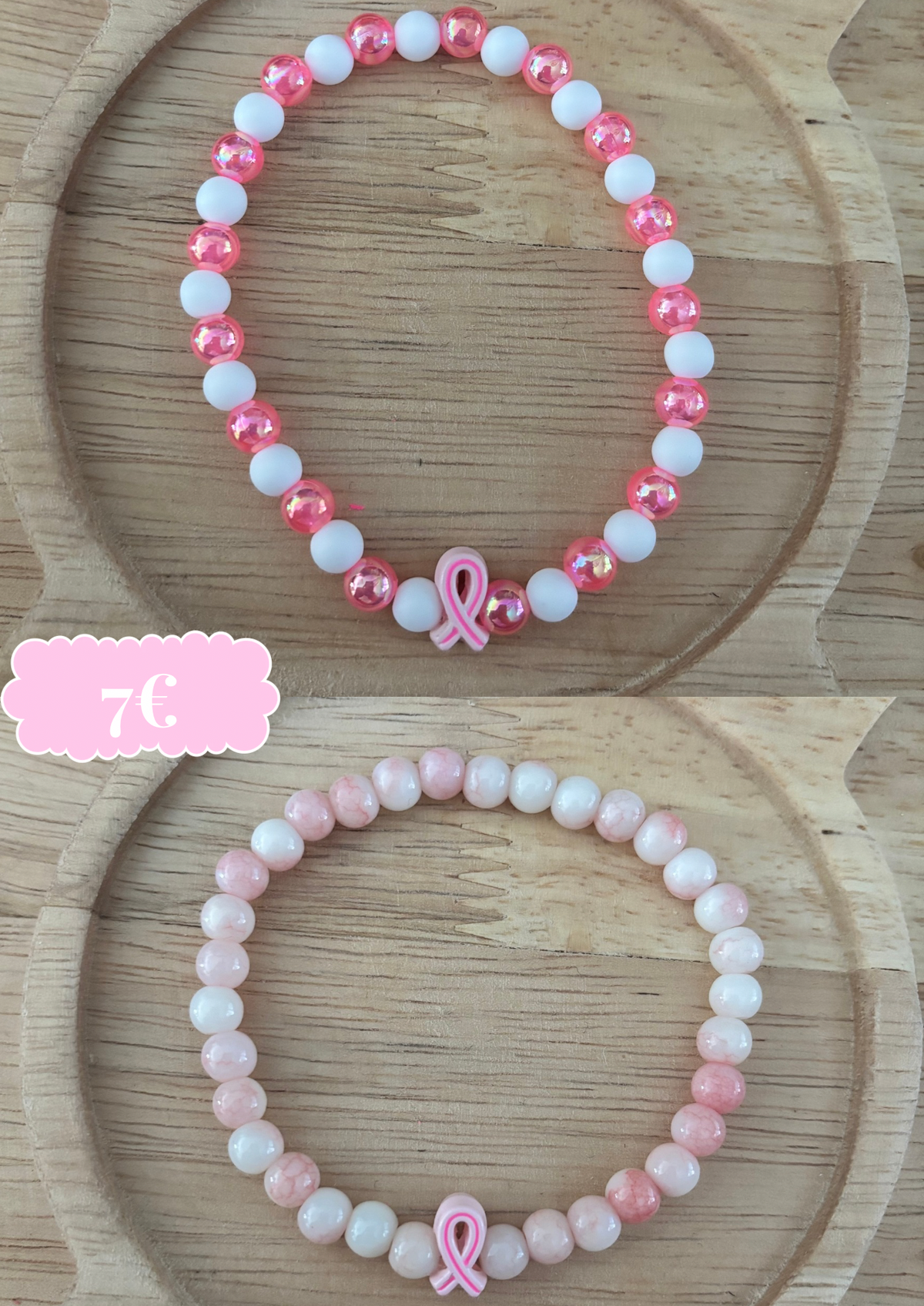 Bracelet Octobre Rose