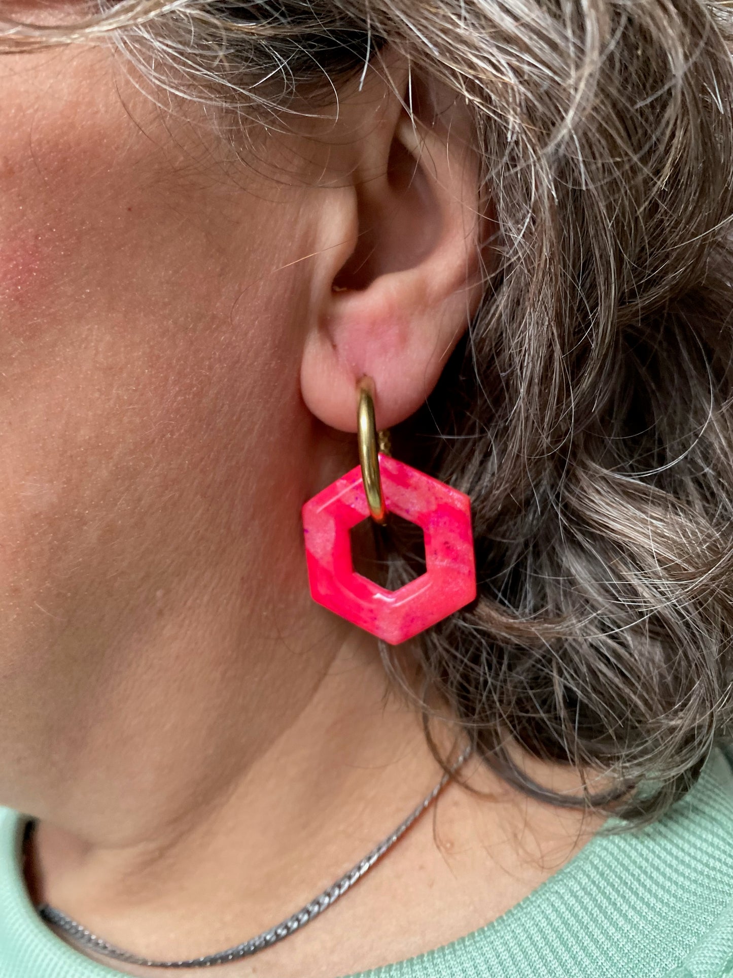 Pampilles Hexagone  Interchangeables