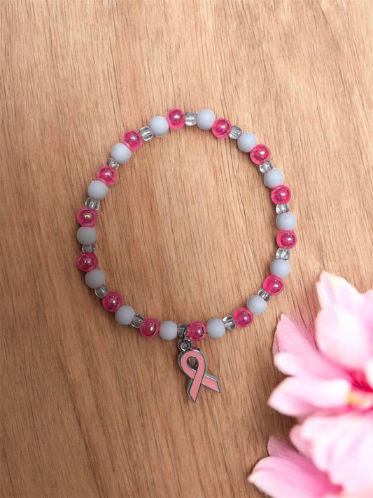 Bracelet Octobre Rose « ruban »