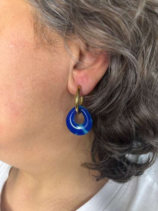 Pampilles effet Tortoise – Bijoux interchangeables