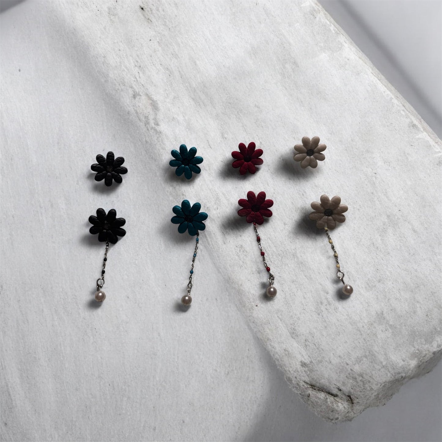 Marguerite argenté 2 en 1