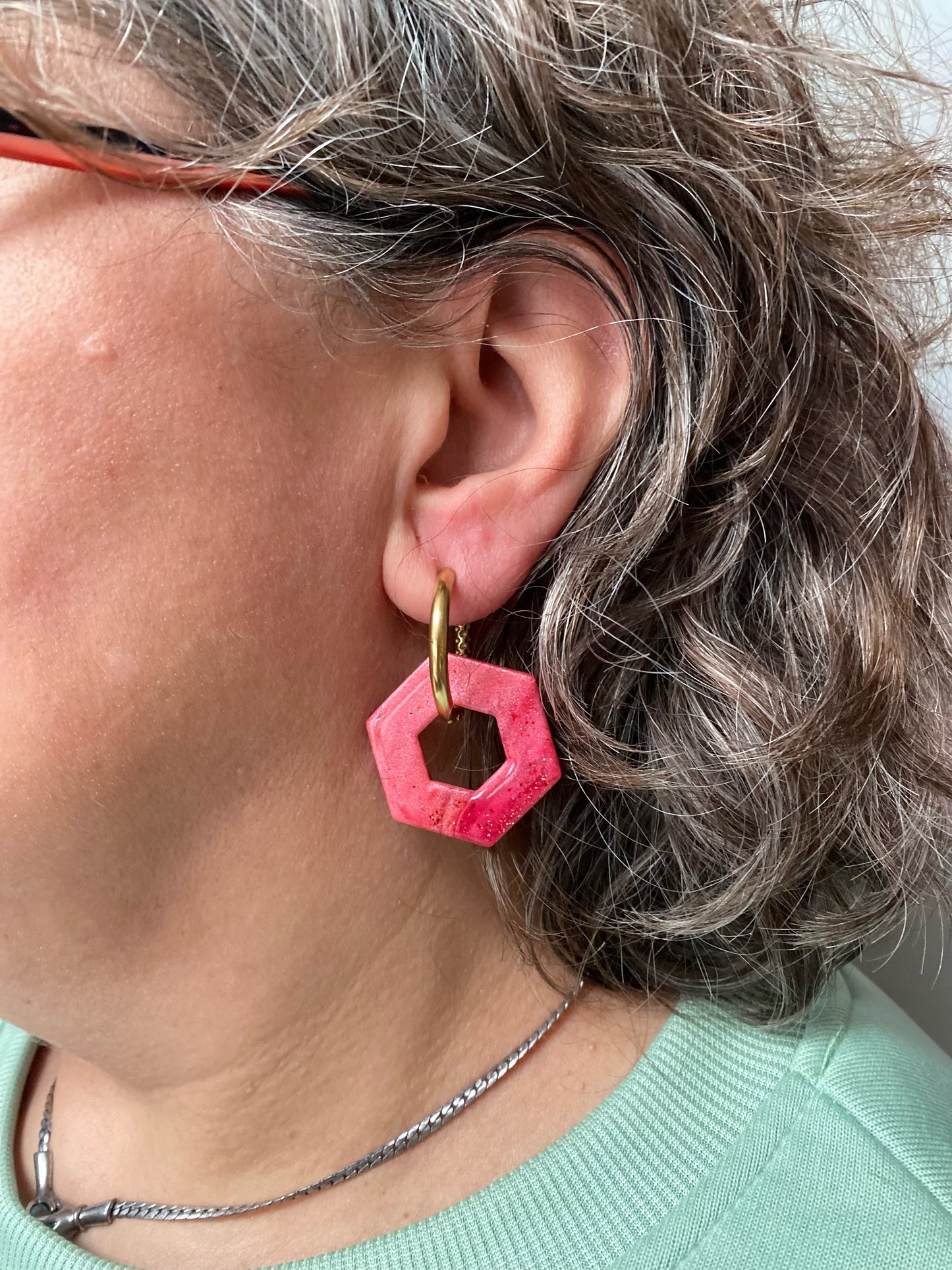 Pampilles Hexagone  Interchangeables