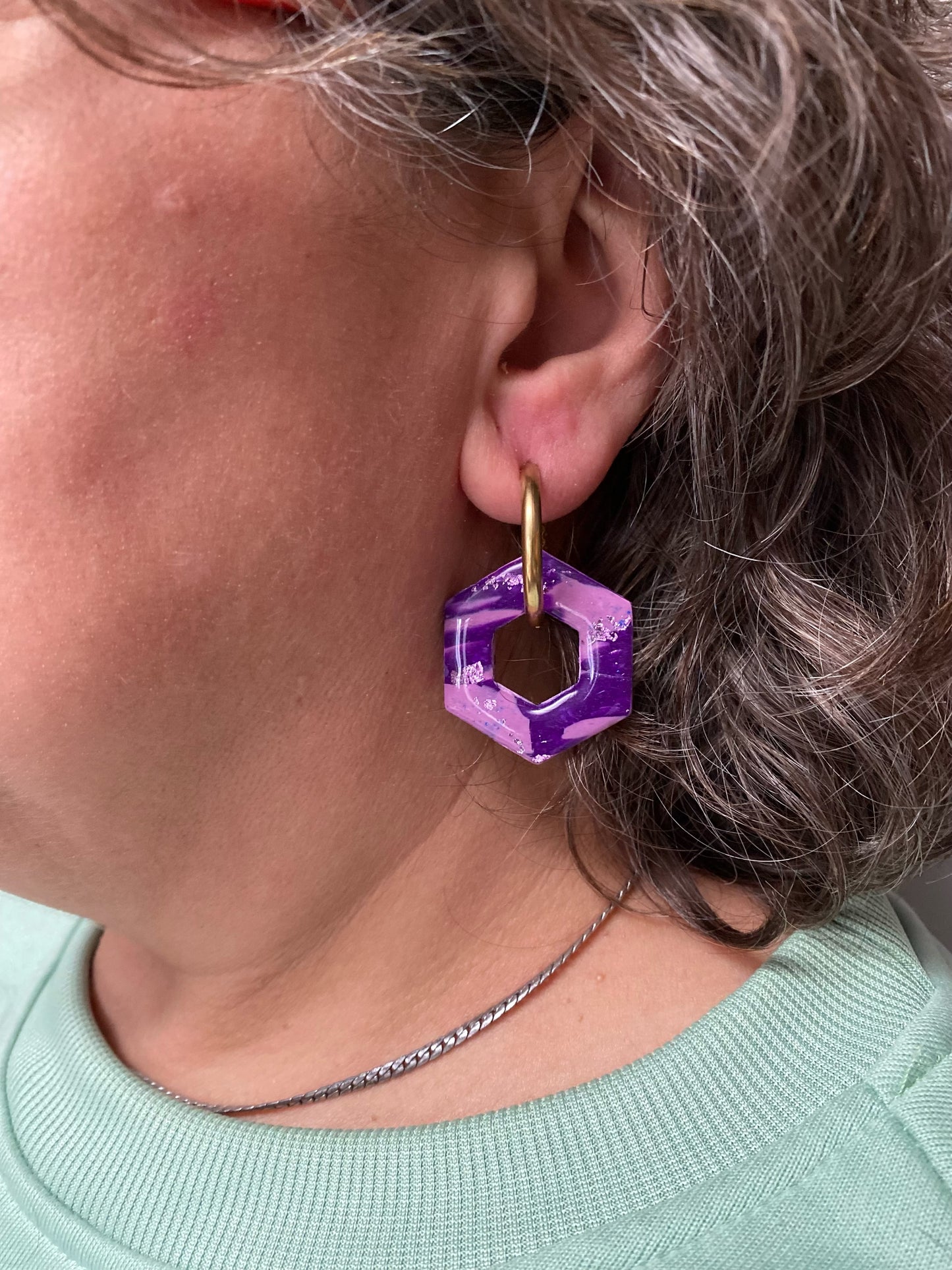 Pampilles Hexagone  Interchangeables