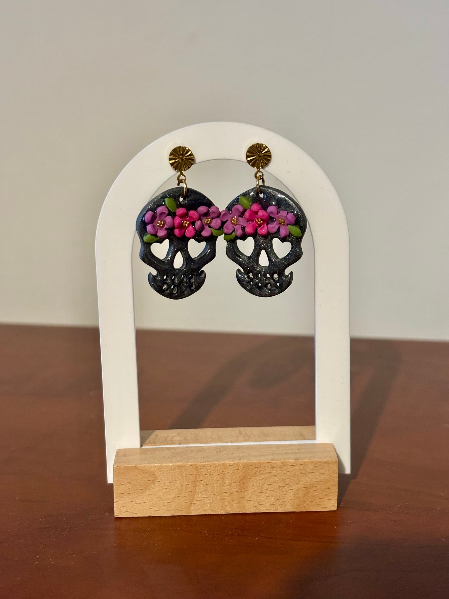 🌸 Boucles d’oreilles “Calaveras Florales”