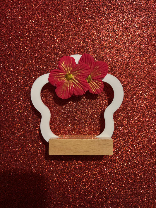 Puces d’oreilles grande fleur