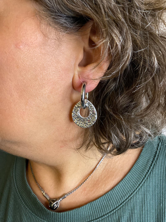 Pampilles Effet Martelé - interchangeables