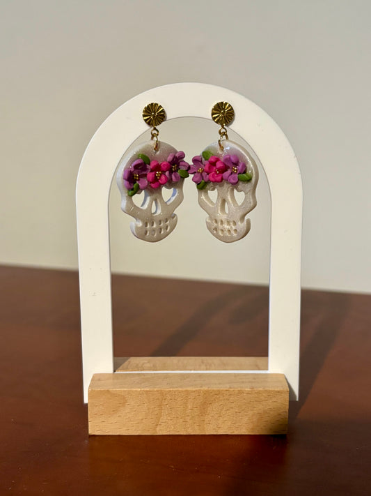 🌸 Boucles d’oreilles “Calaveras Florales”