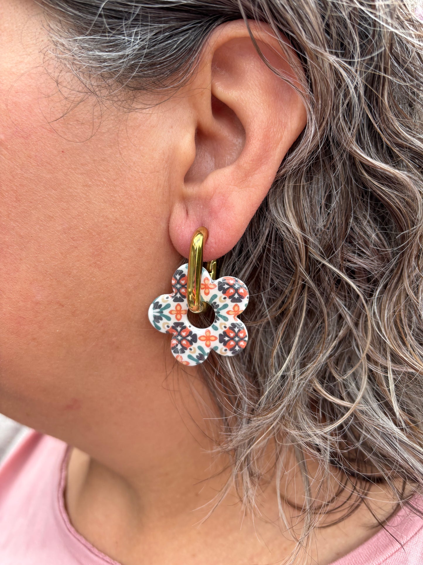 Pampilles nanda motif (sans créoles)