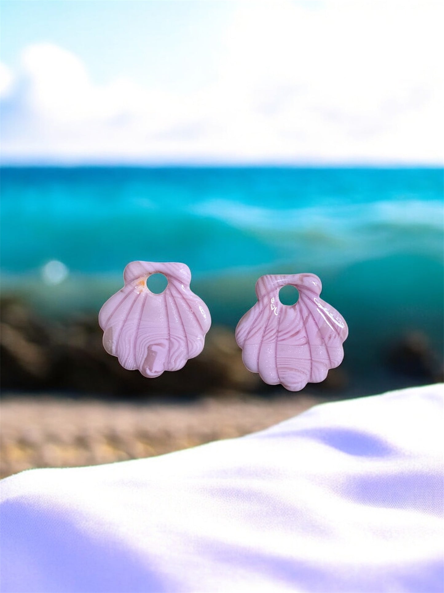 Pampilles coquillage (sans créoles)